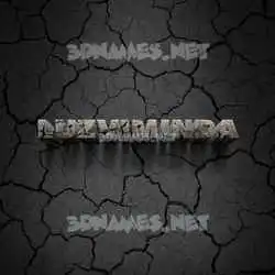luzviminda in Cracked Stone style - 3D name wallpaper