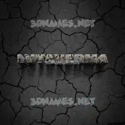 lvyaverma in Cracked Stone style - 3D name wallpaper