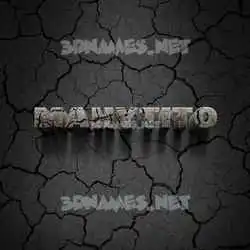 mahytito in Cracked Stone style - 3D name wallpaper