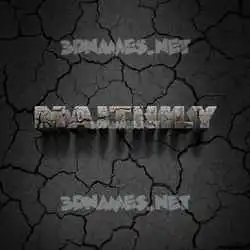 maithily in Cracked Stone style - 3D name wallpaper