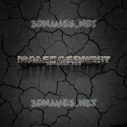 maleboernest in Cracked Stone style - 3D name wallpaper
