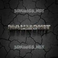 manmohit in Cracked Stone style - 3D name wallpaper