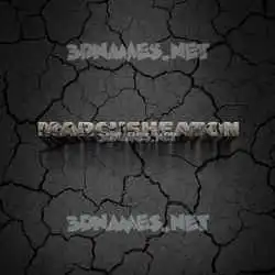 marcusheaton in Cracked Stone style - 3D name wallpaper