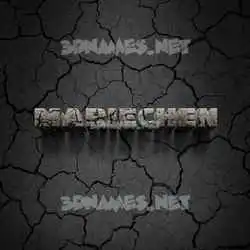 mariechen in Cracked Stone style - 3D name wallpaper