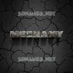 meenaxy in Cracked Stone style - 3D name wallpaper