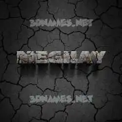 meghay in Cracked Stone style - 3D name wallpaper