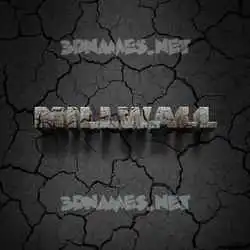 millwall in Cracked Stone style - 3D name wallpaper