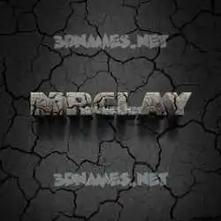 mrclay in Cracked Stone style - 3D name wallpaper