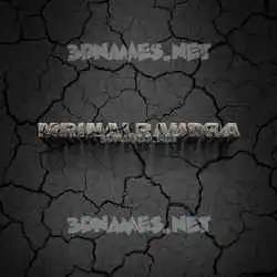 mrinalraudra in Cracked Stone style - 3D name wallpaper