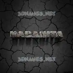 nabanita in Cracked Stone style - 3D name wallpaper