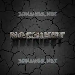 nachiket in Cracked Stone style - 3D name wallpaper