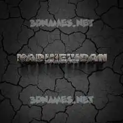 nadinezidan in Cracked Stone style - 3D name wallpaper