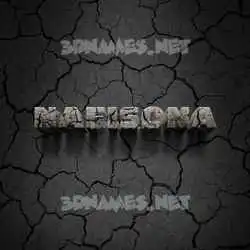 nafisona in Cracked Stone style - 3D name wallpaper