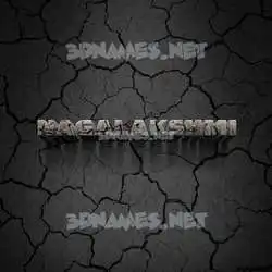nagalakshmi in Cracked Stone style - 3D name wallpaper