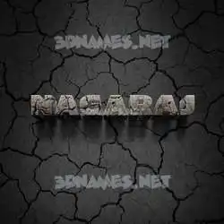 nagaraj in Cracked Stone style - 3D name wallpaper