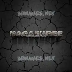 nagashree in Cracked Stone style - 3D name wallpaper