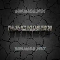 naghmeh in Cracked Stone style - 3D name wallpaper