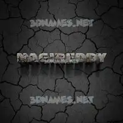 nagireddy in Cracked Stone style - 3D name wallpaper