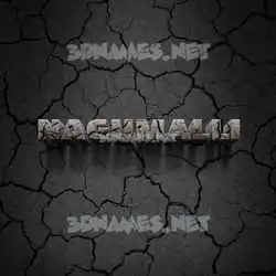 nagumalli in Cracked Stone style - 3D name wallpaper