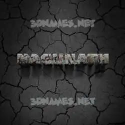 nagunath in Cracked Stone style - 3D name wallpaper