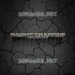 nagurshareef in Cracked Stone style - 3D name wallpaper