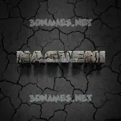 nagveni in Cracked Stone style - 3D name wallpaper