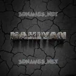 nahiyan in Cracked Stone style - 3D name wallpaper