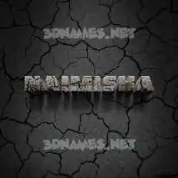 naimisha in Cracked Stone style - 3D name wallpaper