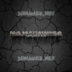 najmunnisa in Cracked Stone style - 3D name wallpaper