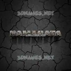 namarata in Cracked Stone style - 3D name wallpaper
