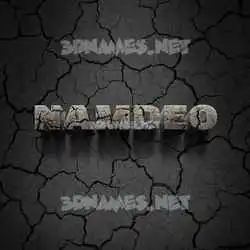 namdeo in Cracked Stone style - 3D name wallpaper