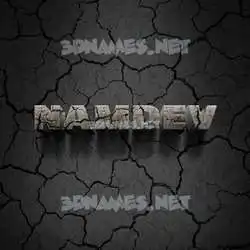 namdev in Cracked Stone style - 3D name wallpaper