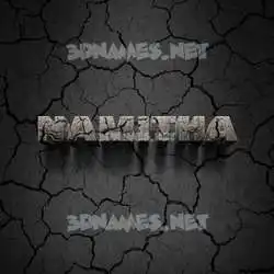 namitha in Cracked Stone style - 3D name wallpaper