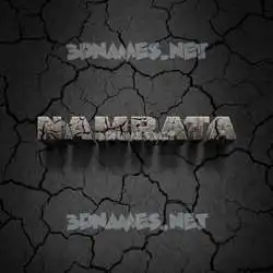 namrata in Cracked Stone style - 3D name wallpaper