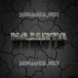 namrta in Cracked Stone style - 3D name wallpaper