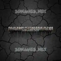 nandhinimani in Cracked Stone style - 3D name wallpaper