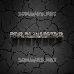 nanjunda in Cracked Stone style - 3D name wallpaper