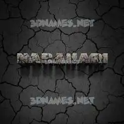 narahari in Cracked Stone style - 3D name wallpaper
