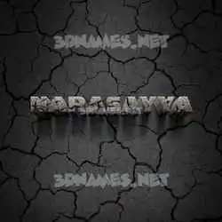 narasayya in Cracked Stone style - 3D name wallpaper
