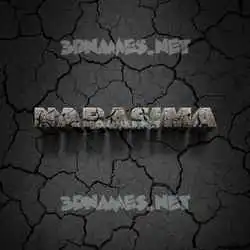 narasima in Cracked Stone style - 3D name wallpaper