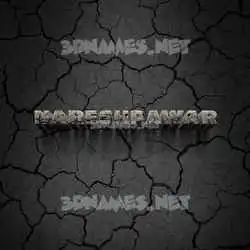 nareshpawar in Cracked Stone style - 3D name wallpaper