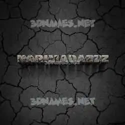 narimadazzz in Cracked Stone style - 3D name wallpaper