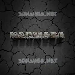 narmada in Cracked Stone style - 3D name wallpaper