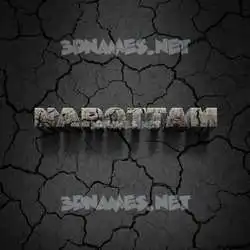 narottam in Cracked Stone style - 3D name wallpaper
