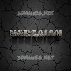 narsaiah in Cracked Stone style - 3D name wallpaper