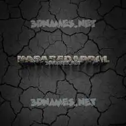 nasaredappal in Cracked Stone style - 3D name wallpaper