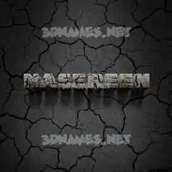 nasereen in Cracked Stone style - 3D name wallpaper