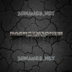 nasreenpokun in Cracked Stone style - 3D name wallpaper