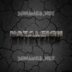 nataleigh in Cracked Stone style - 3D name wallpaper