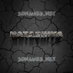 natashiya in Cracked Stone style - 3D name wallpaper